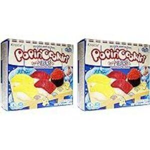 NEW LOT OF 2 KRACIE POPIN' COOKIN' TANOSHII SUSHI DIY KID'S JAPANESE CANDY KITS